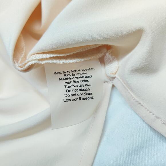 Ministry Easier Than Silk Nehru Travel Tech Top Blush Pink Small Anti Wrinkle - Picture 9 of 13